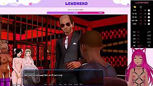 Vtuber Lewdneko Plays Harem Hotel Part 22 With Maid BDSM And Orgasm