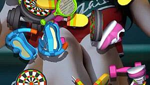 Dive into game hentai with anime characters.