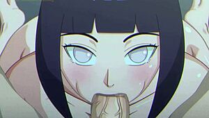 Dr Korr's voiced series features Hinata in blowjob scene 😍