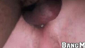 damn, that kinky jock sean duran getting bareback fucked by big black cock