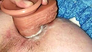 Soloboy Plays with Dildo on Webcam