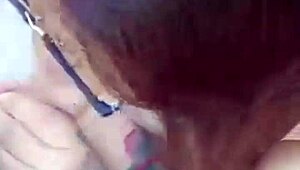 Chubby amateur engages in outdoor activities with sharing and masturbation