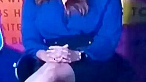 Spicy Hot Indian Tv Anchor Cricket Show