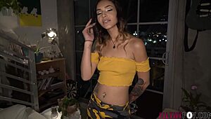 Slutty Step-Sister Gets Blackmailed by Big Dick Step-Bro