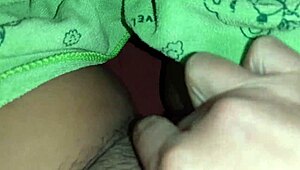 While my classmate searched for a book, I secretly masturbated under covers