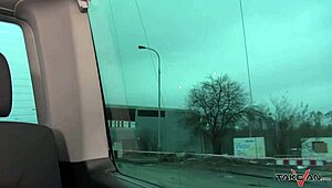 Spanish toreador Pablo Ferrari takes Mea Melone on wild taxi ride