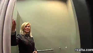 gorgeous czech cutie gets seduced in supermarket for pov pounding