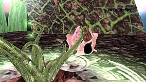 an animated 3d porn video of a cute girl riding a mans dick.