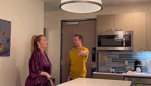 Stepson Alex Envy Seduces Stepmom Danni Jones in Lingerie