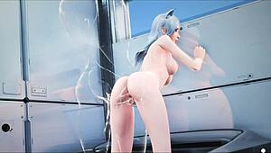 valkyrie in the bath 3d hentai 4k 60fps uncensored