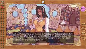 in magic dorm 2, the pixie goddess gets raw anal with monster cock