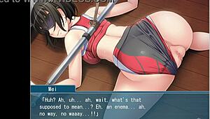 Cosplay girl feels deep emotions during training and bondage fingering