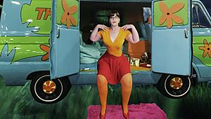 hey granny velma, gonna suck that cock deep tonight?