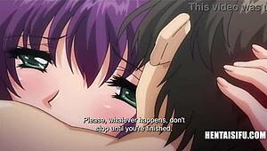 Damn! I’ll fuck you better than my step-sis with wild anal hentai