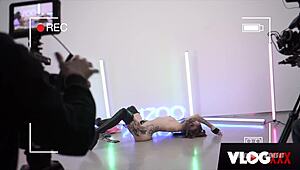 eden ivy gets pussy licked and pounded in spooning doggystyle