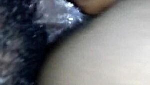 King Sauce delivers creampie to ebony pussy with monster cock.