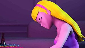 Damn! Pixelated Perry Gets Revenge with Hard Cock Action!