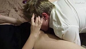 Femdom Queen Dominates with Blowjob and Cunilingus in Wild Missionary Ride