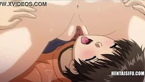 Damn! I’ll fuck you better than my step-sis with wild anal hentai