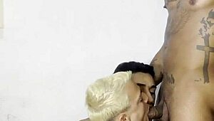 Massive 23cm Stud Strips Virginity From Innocent Novinho in Interracial Heat