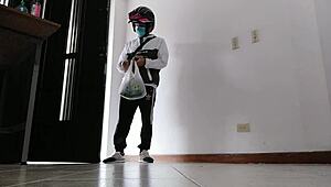 Hey, My Slut Wife Fucks the Delivery Man While I’m at Work, Caught on Camera!