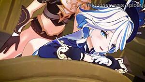 Genshin Impact Hentai Scene 23 With Intense Action!