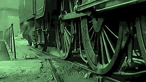 Vintage erotic illustration showcases interracial anime in retro cartoon style