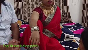 यो, इंडियन मिसिस मल्किन सर्वेंट को हसबैंड के साथ वाइल्ड ग्रुप सेक्स में चोद रही है 😈