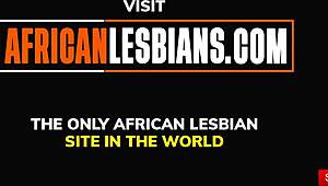 Curvy African Lesbian Couple Grinding to Intense Orgasm
