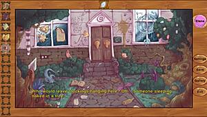 in magic dorm 2, the pixie goddess gets raw anal with monster cock