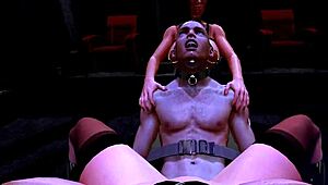 yo, check this wild 3d vr femdom game with prostate milking!