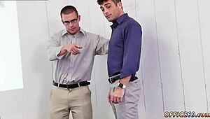 just some collage boys getting wild with dad in gay action