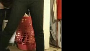 I enjoy watching this sexy oiled pornstar undress and tease with big ass.