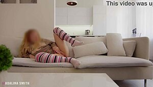 Casual Masturbation Turns Into Pussy Eating With Step Dad