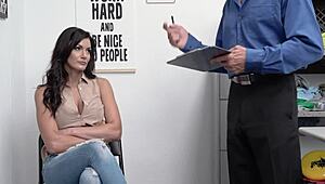 Hot Becky Bandini Caught Stealing, Stripped by Shop Owner