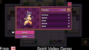 Emotional journey in spirit valley demo featuring anime hentai game elements