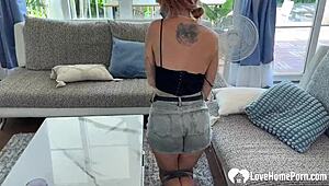 Horny student tied up in garage, filmed while fully exposed for humiliation