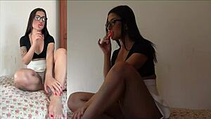 मॉमी पैसिफायर रिग्रेशन लैटिना एमेच्योर डायपर रोलप्ले में