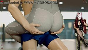 Ms Denvers In Hentai Cosplay Fetish With Feet And Big Tits