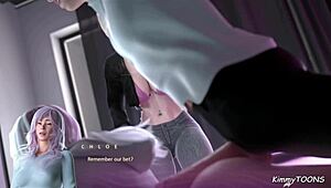 hoodie college teen fucked in dorm while friend watches