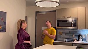 Stepson Alex Envy Seduces Stepmom Danni Jones in Lingerie