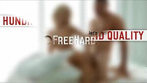 Ever seen a young girl take a hard garage pounding? Her ass endures!