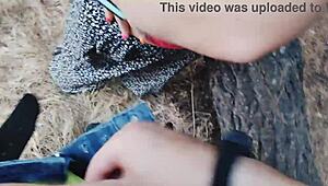 Risky Forest Fuck with Cute Sea Views in Stunning 4K