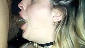 she squirts hard and i cum on her eyes