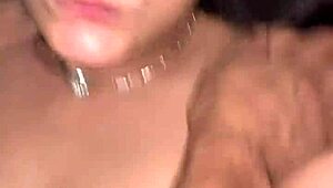 Skinny Girl With Natural Tits Gets Vagina Split While Sending Follower Greetings