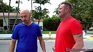 Teen sucks hard cock and gets cum dumped on her