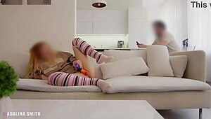 Casual Masturbation Turns Into Pussy Eating With Step Dad