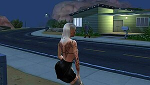 Street Girl Picks Up Customer for Night Work