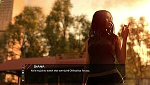 Stunning Long Haired Brunette Talks About Old Days Taboo Hentai 3D