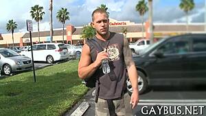 Gay sex unfolds in these clips